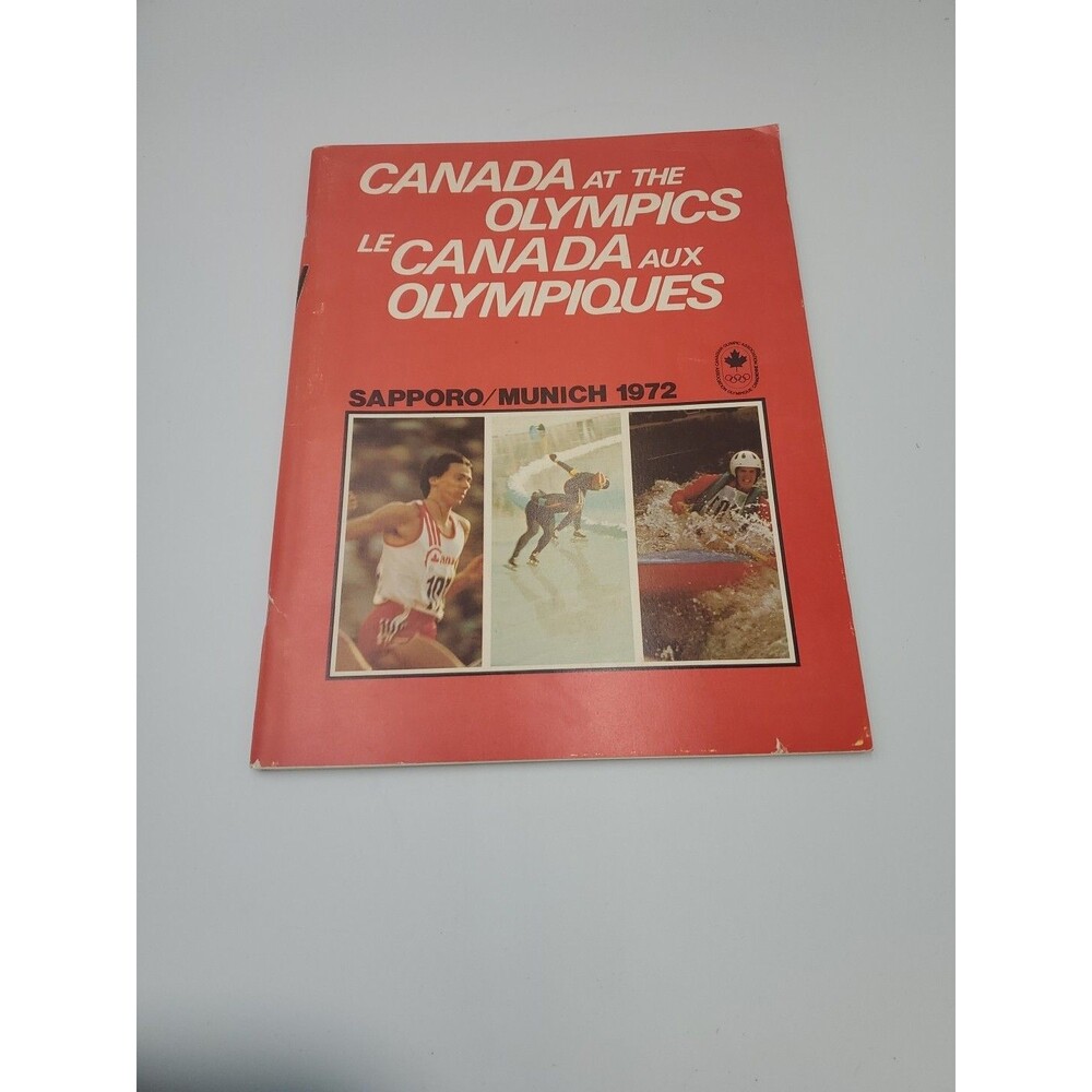 1972 Sapporo Munich Olympics TEAM CANADA TEAM  MEDIA  REPORT